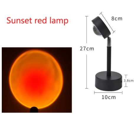 Sunset Lamp LED Live Streaming Led Romantic Rainbow Lamp