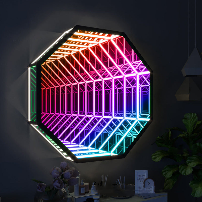 Home Decoration Nordic Atmosphere RGB Wall Lamp Multilayer Magic