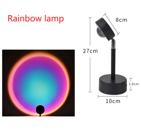 Sunset Lamp LED Live Streaming Led Romantic Rainbow Lamp