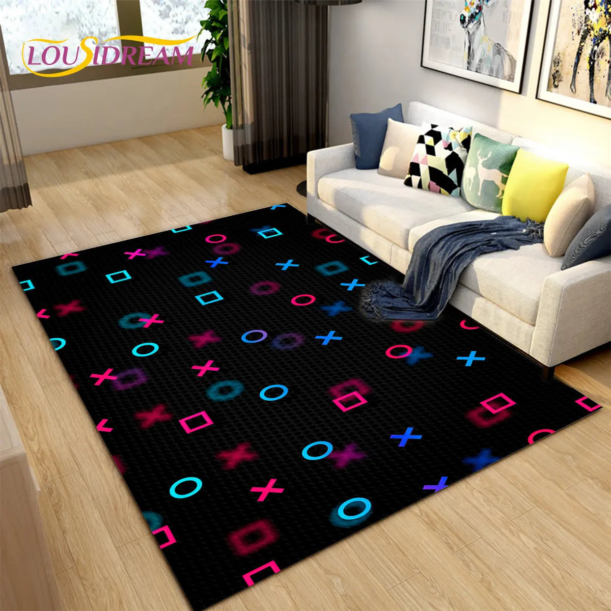 Game Controller Area Rug