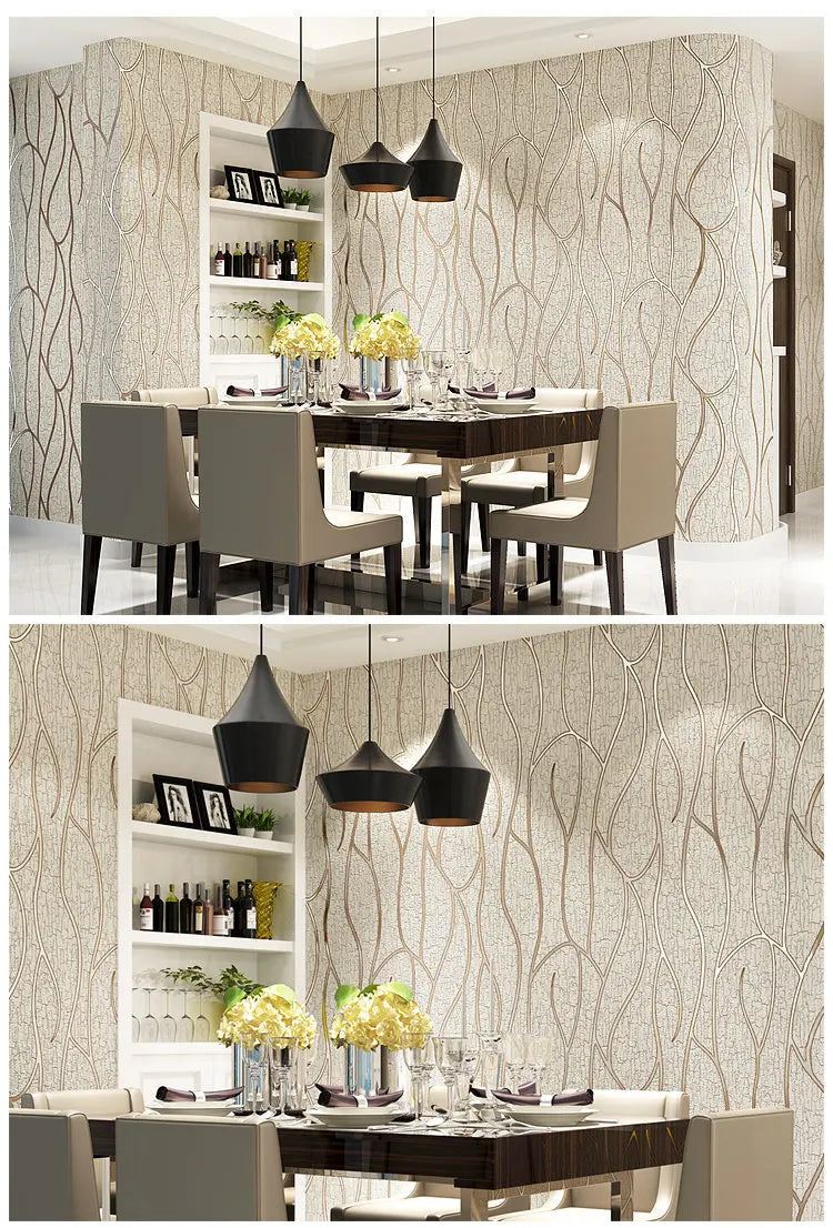 3D Wallpaper Modern Simple Non-Woven Wallpaper 3 D Living Room TV Bedroom Background Wall Home Decor Papel De Parede 3D Paisagem