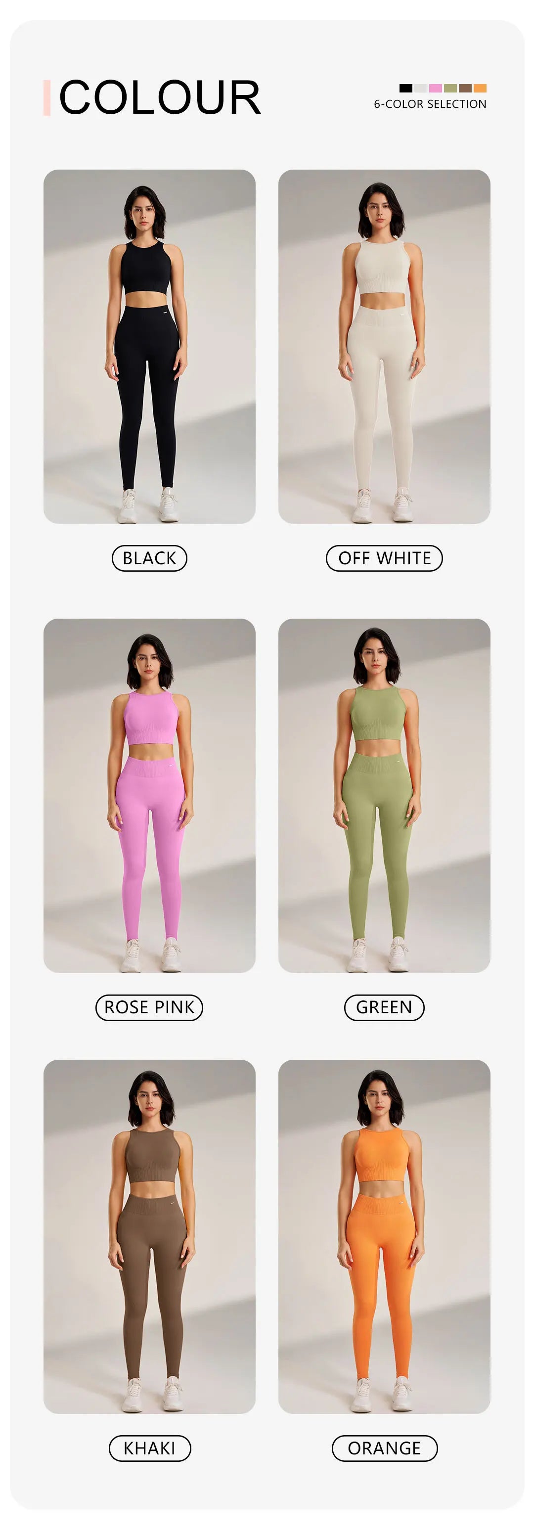 Set di abbigliamento yoga da donna, leggings a vita alta e top, due pezzi, abbigliamento fitness senza cuciture, biancheria intima per allenamento fitness