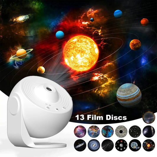 Galaxy projector, planetarium, starry sky, nebula, bedroom, living room, ceiling decoration, projection light