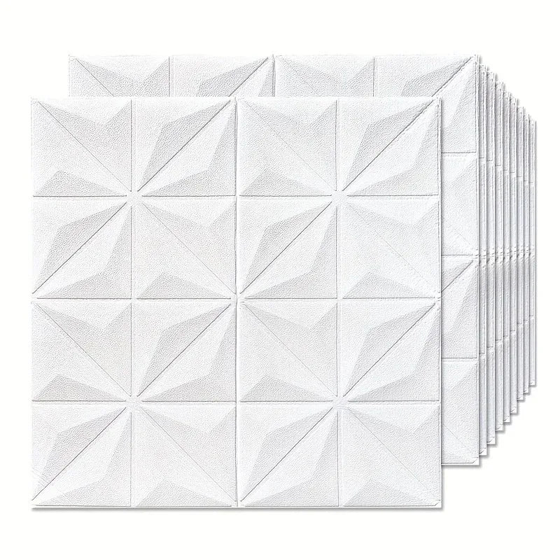 35*35cm 3d Decorazione della camera da letto Decorazione della stanza Adesivi murali staccabili e attaccabili Sfondo Carta da parati impermeabile anticollisione per soffitti