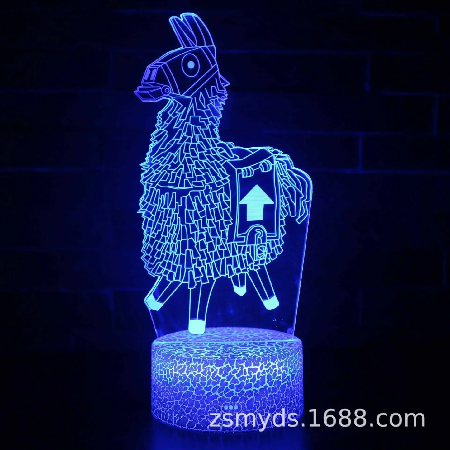 Fortnite 3D Illusion Lamp Game Setup Patterns LED Night Light Gamer