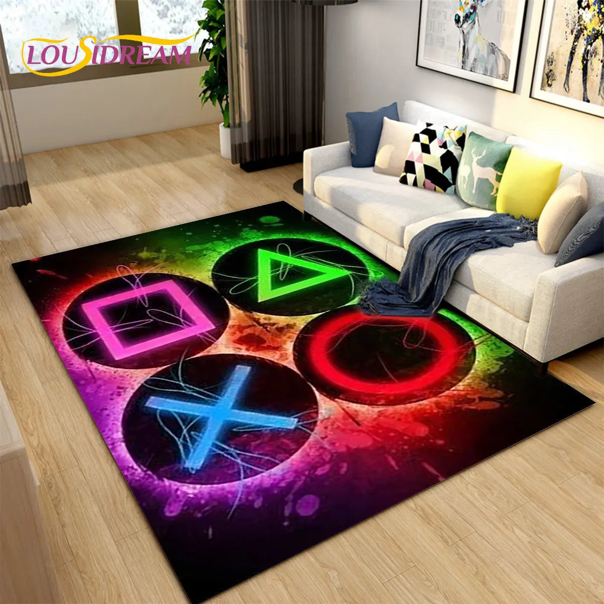 Game Controller Area Rug