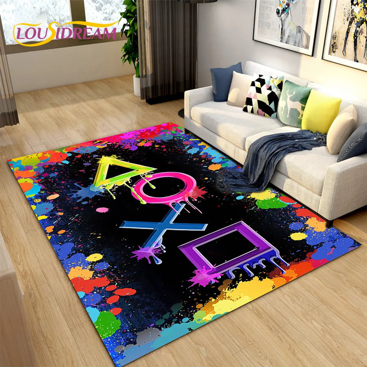 Game Controller Area Rug