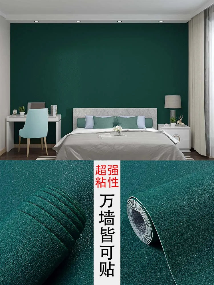 Wallpaper self-adhesive bedroom waterproof, moisture-proof and ugly wallpaper wall stickers cement wall stickers rough room