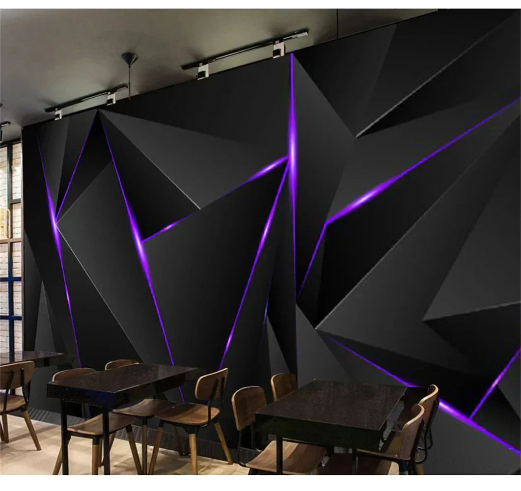 Customized mural 3D three-dimensional geometric, Unique wallpaper