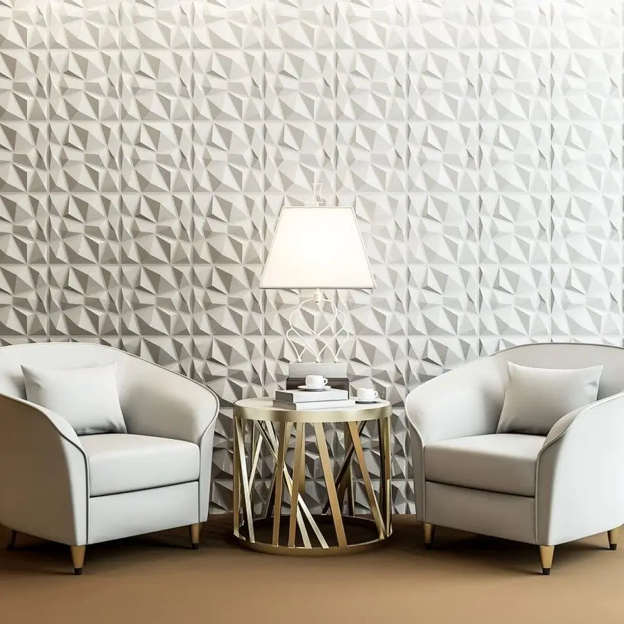 12pcs 3D wall panels for indoor wall decoration,PVC pattern for living room hall bedroom hotel office,black,30.48 cm x 30.48 cm