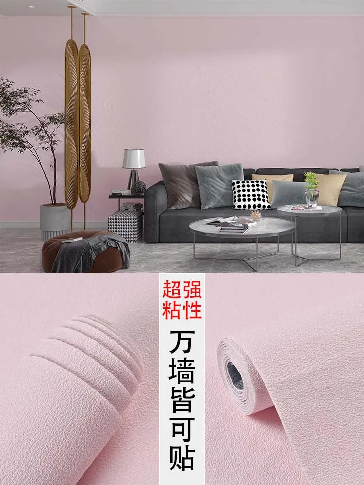 Wallpaper self-adhesive bedroom waterproof, moisture-proof and ugly wallpaper wall stickers cement wall stickers rough room