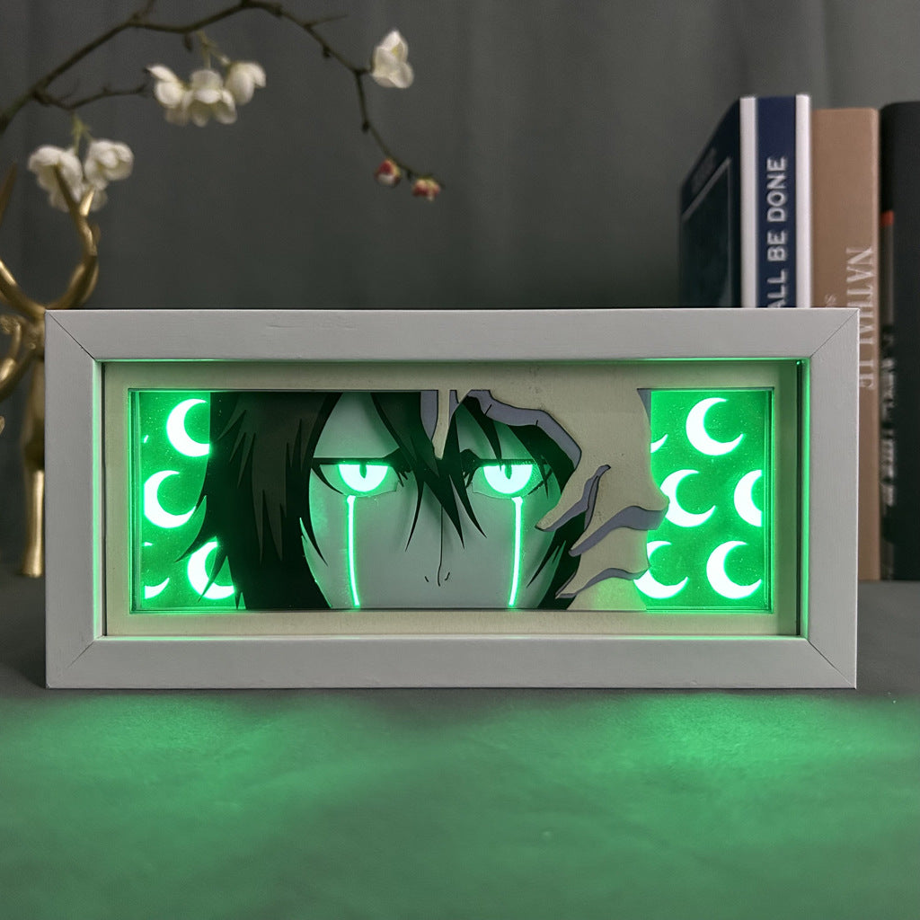 Anime Led Light Bleach Lamp For Room Decor Paper Cut Shadow Box Birthday Gift Bedside Nightlight Manga Light Box Ichigo Kurosaki